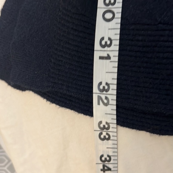 💙Louise Orop,Italy, Rich Navy Asymmetrical Sweater Tunic, Sinfully Soft,EUC, XL - Picture 9 of 10